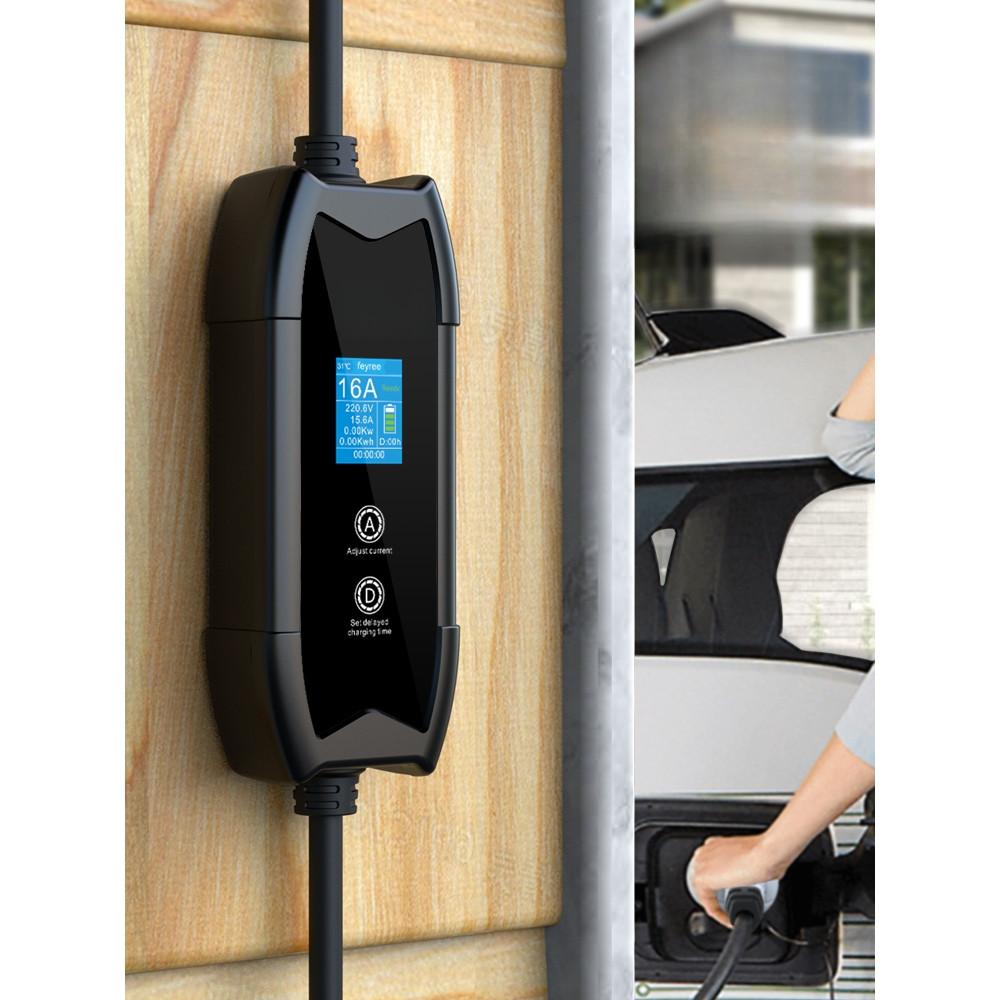 16A 3.5kW Type 2 Electric Car Charging Station 5M Charging Cable Electric Vehicle Car Charger EV Charger