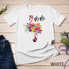 MeMe Flamingo Grandma Me Me Pink Flamingo Flower Crown Unisex T-shirt
