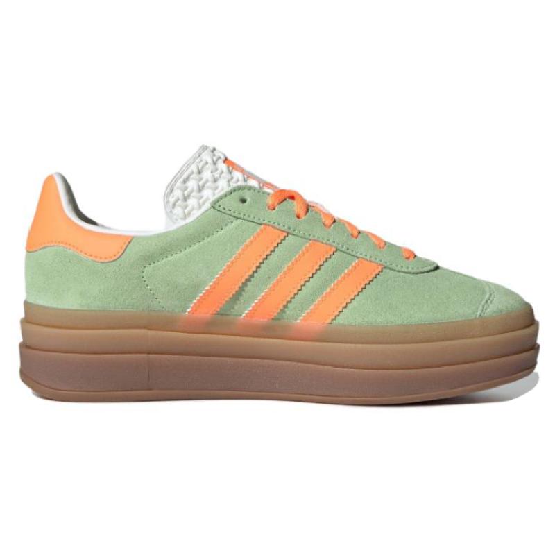 Adidas Damesko Gazelle Bold 'Green Spark Screaming Orange' Damesneakers IH7495