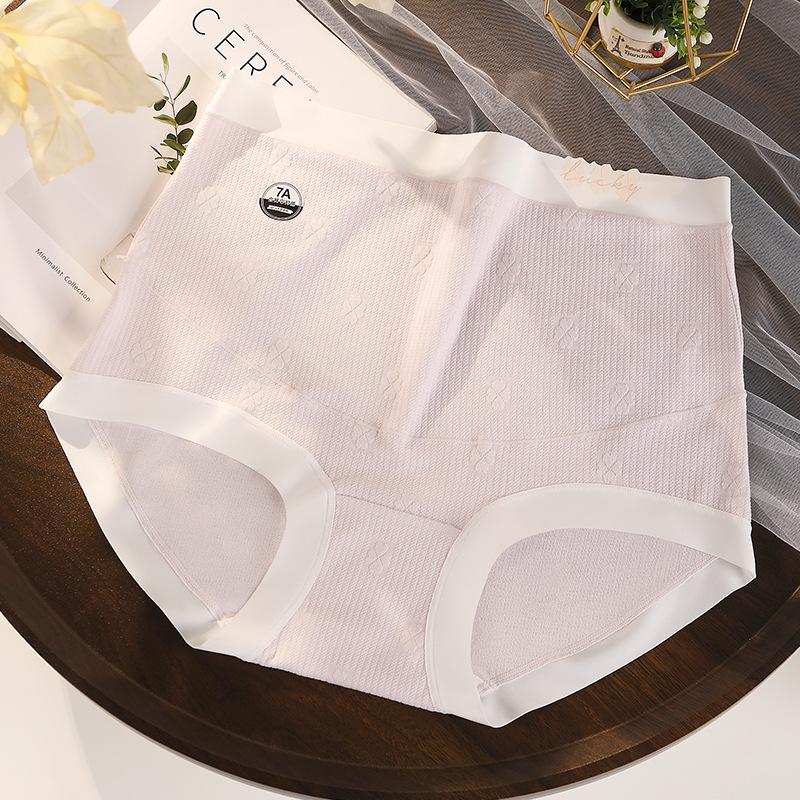 Large Size Women High Waist Pure Cotton Full Pants Bacterial Inhibiting Pregnant Period of Non Trace Belly Support Maternity Underwear