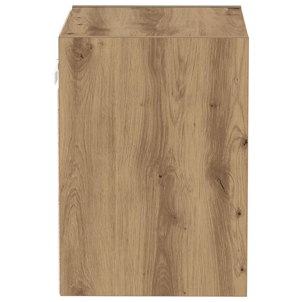 Mit LED-Wand-Fernsehschrank, Nachttisch, Couchtisch, Doppelt Offenes Regal, 40 X 28,5 X 40 Cm