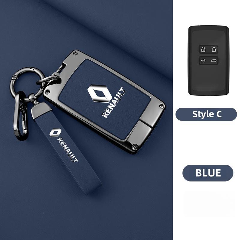 Radkappen für Renault Captur Megane Talisman Espace Clio Zoe Koleos Scenic 4 Arkana Dacia Sandero Card Fashion Metall Auto Schlüsselhülle