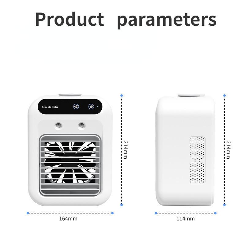 

24 Вт USB распылитель увлажнитель воздуха настольный мини-вентилятор для кондиционирования воздуха общежитие мобильный вентилятор с водяным охлаждением 164*114*214 мм