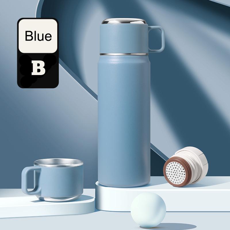 Insulated Cup Water Cup 316 Stainless Steel Insulated Bottle Bullet Head Outdoor Double-Layer Water Cup Thermos