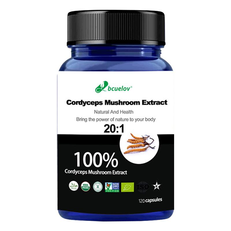 

Cordyceps sinensis, mushrooms, Sports Nutrition Supplements, 120 Capsules 120 Capsules