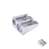 3Pcs Metal Pencil Pens Sharpeners Two Hole For Home Schools Offices Children Jb