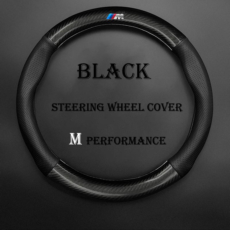 KYLZ4 New BMW-MCar Steering Wheel Cover For BMW M PowerM3 M4 M5 E36 E39 E46 E60 E90 E91 F01 F10 F15 F20 F30 G05 X3 X5 X7 3 5 7 Series