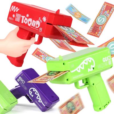 Niedliche Mini Spielgeldpistole Papier Spiel Spary Bargeld Shooter Pistole Hochzeit Geburtstag Junggesellenabschied Feierzubehör Kinderspielzeug