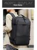Expandable Fashion Backpack: High-Capacity Cross-Border Unisex Design for Business, Travel, and School