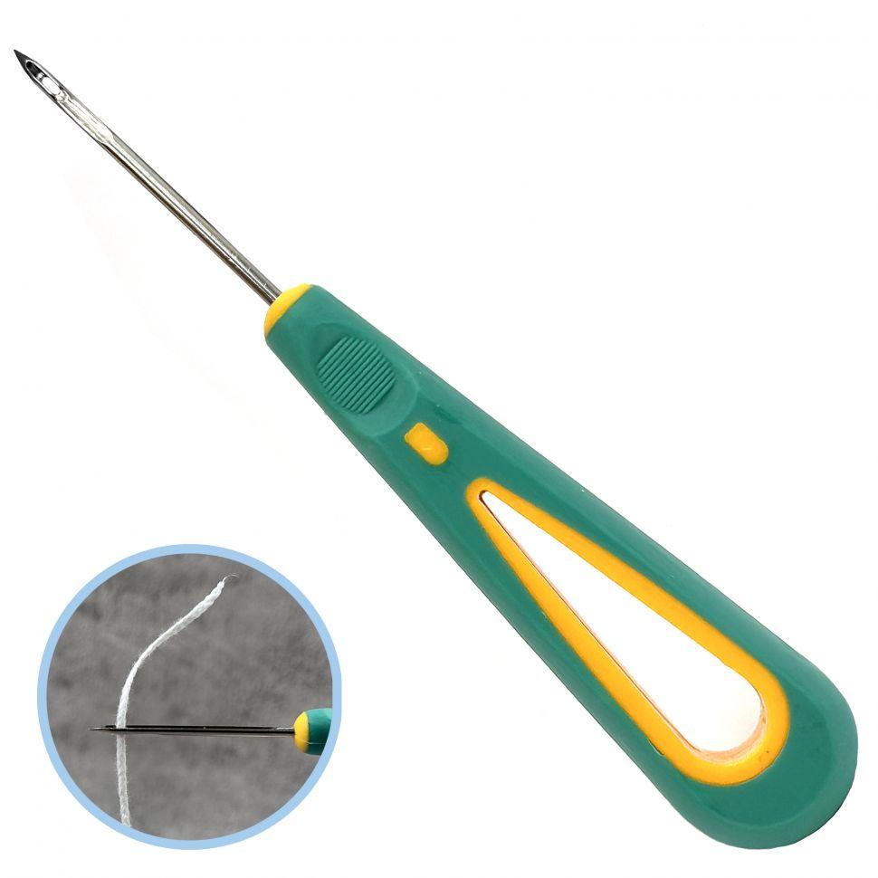 Silicone tape with holes hook shoe awl rubber handle perforating hand shoe repair sole stitching awl shoe making crochet hook tools