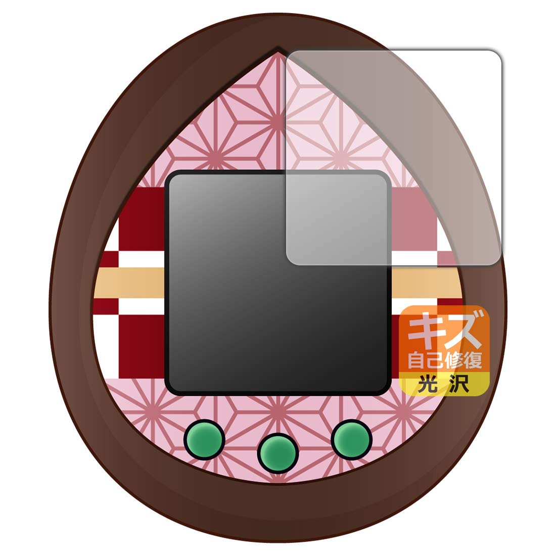 

PDA Kobo Kimetsu Tamagotchi Protective Made in Japan Self-Healing Film, Glossy,