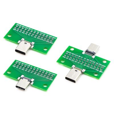 USB 3.1 Connector Type-C Adapter Plate PCB Board Female Male Head Convertor 2*13P To 2.54MM Transfer Test Board USB3.1 Module