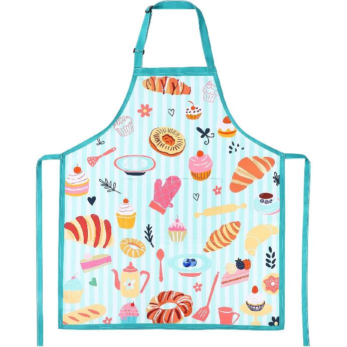 Funny Baking Apron for Women, Kitchen Cooking Aprons for Women with 2 Pockets, Baking Gifts for Womens