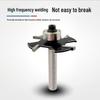 Four-Flute Ball Nose T-Cutter: Black Alloy Woodworking Router Bit for Slotting, Grooving, and Edge Trimming