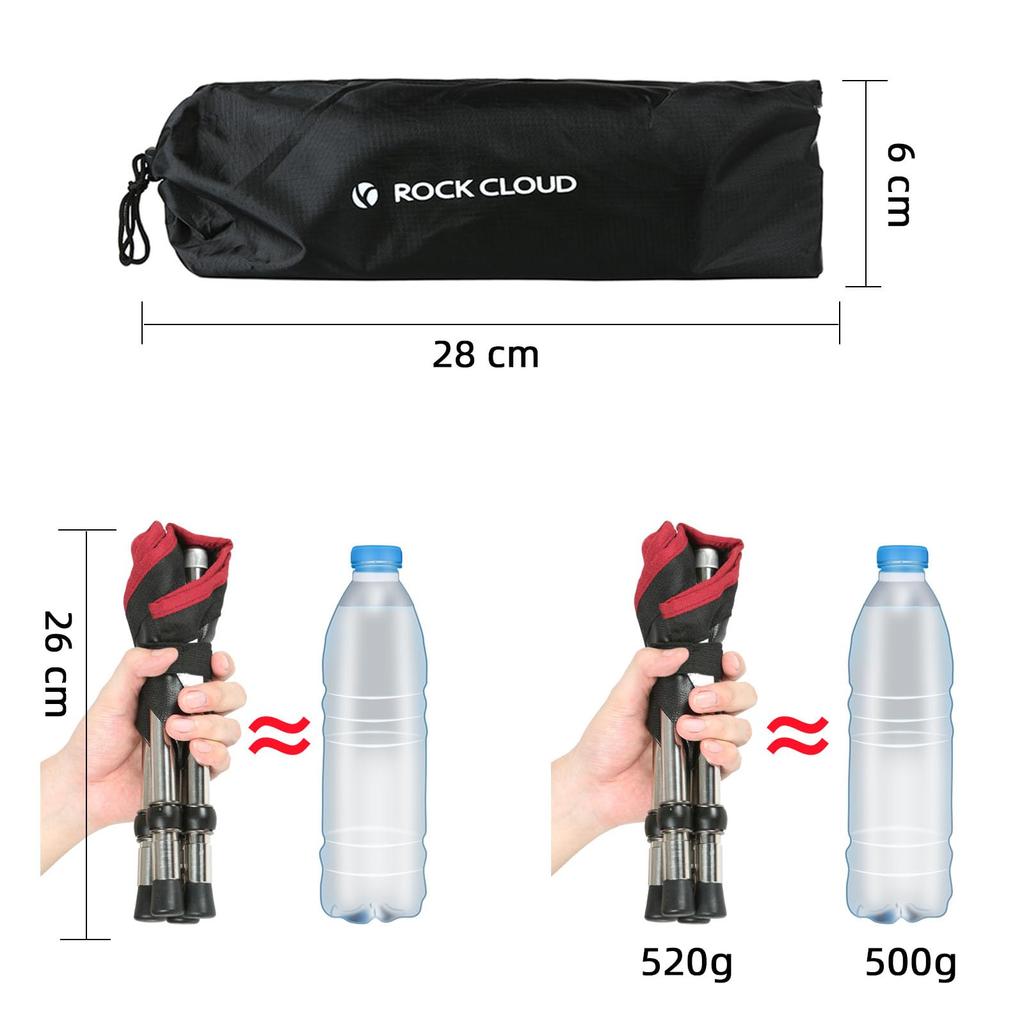 Rock Cloud Outdoor Chair, Folding Chair, Compact, Ultra Lightweight, Load Capacity 110kg, Storage Bag Included, Camping, Fishing, Climbing, Cherry