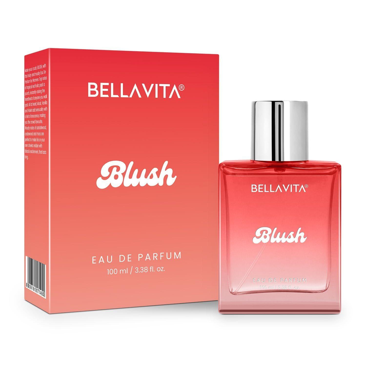 BELLAVITA Blush EDP 100мл | Стойкий парфюм для женщин | Красные фрукты, мох, ваниль и сандаловое дерево | Парфюм для женщин 100ML