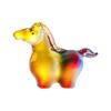 Sturdy Crystal Horse Statue Colorful Decorative Horse Shape Crystal Artwork  Office Decoration