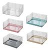 Storage Basket with Cover Easy Assembly Foldable Design Stackable Toy Storage Box Visible Drawer Organizer