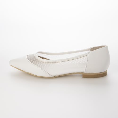 Carino CAUK42087 Women's Pumps, White, Size 22.5 Cm
