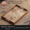 Solid Walnut Wood Tea Tray