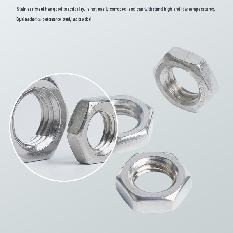 Stainless Steel Hex Nuts - Sizes M2 to M10