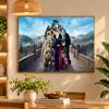 5D Diamond Painting Hotel Transylvania DIY Full Drill Diamond Art Kit Home Decoration