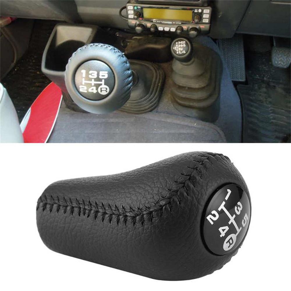 5 Speed Leather Gear Shift Knob For Toyota 4Runner Hilux Prado For 3350420120-C0