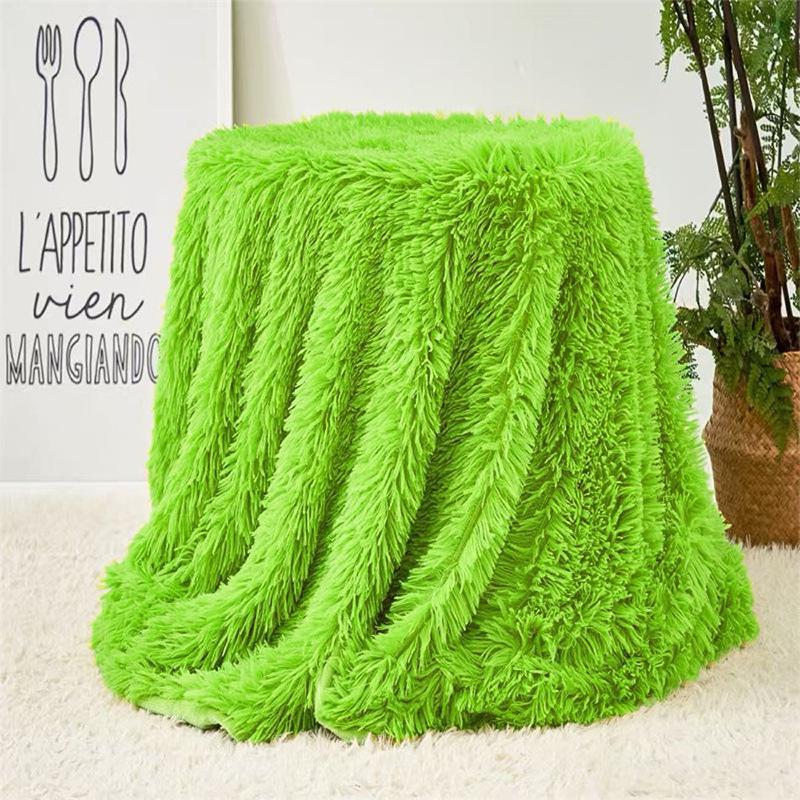 Manta de Terciopelo de Felpa de Doble Capa para Niños Sofá o Cubierta de Edredón