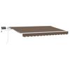 Retractable Awning Taupe 300 X 250 Cm Fabric and Aluminum