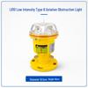 122/155 Solar Aviation Obstruction Light with GPS Networking for Skyscrapers and Towers