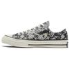 1970s All Star Chuck 70 Pixel Print Low Top Sneakers Unisex Sneakers Black White Camouflage 170382C