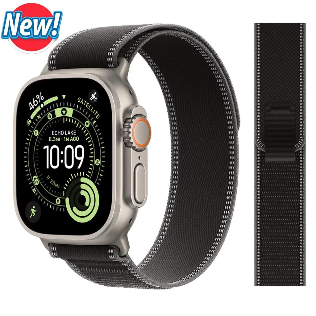 Bands For Apple Watch Strap Ultra2 3 49mm 46mm 44mm 45mm 40mm 41mm Sport Trail Loop Correas Bracelet iWatch Series 11 10 9 8 SE