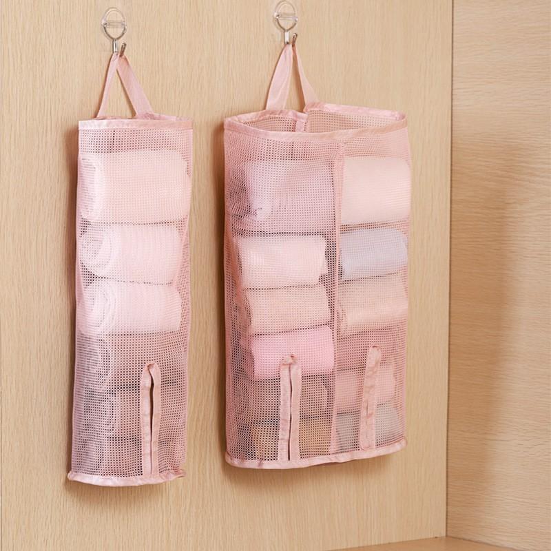 Hängende Netz-Aufbewahrungstasche Unterwäsche Socken-Organizer Sichtbar Atmungsaktiv Waschbar Für Kleiderschrank Schlafzimmer Wohnheim Home Organization