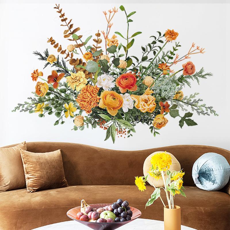 36x52cm Blomsterklaser Veggklistremerker Soverom Stue Bakgrunnsdekorasjon Veggmaleri Hjemmeinnredning