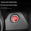 22-24 Toyota Corolla Mittelkonsolen-Knopf Metallaufkleber