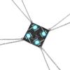 4pcs Stainless Steel Patchwork Sister Necklace Neck Chain Friends Forever Necklace  Birthday Gift