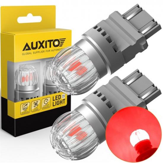 AUXITO Красные Светодиодные Лампы Стоп-Сигнала Торможения Заднего Хода 3157 4157 3057 3156 3457 2 шт. EOOH
