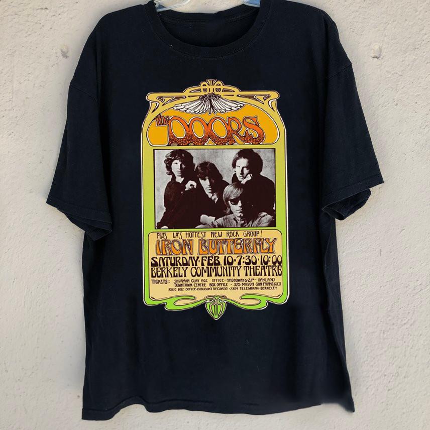 

new Trend The Doors Black Full Size To 4XL Tee Shirt Unisex NI434 Unisex T-Shirt XXXL