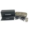CHANEL 4242 Logo CC Mark Chain eyewear glasses sunglasses Black/Silver