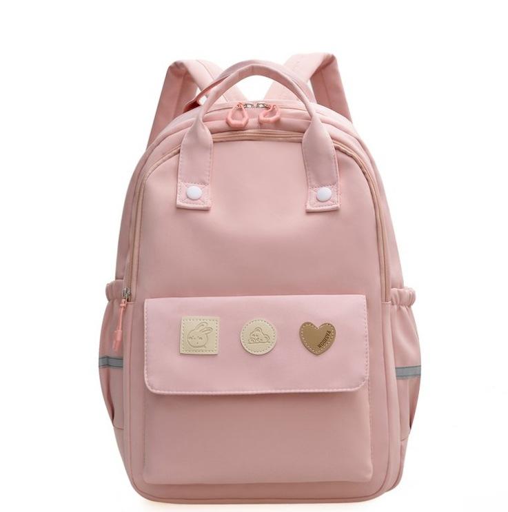 

TS JYL laptop bag,School Bag Large High Grade Dirty Resistant Junior Senior Student Bag One size fits all розовый