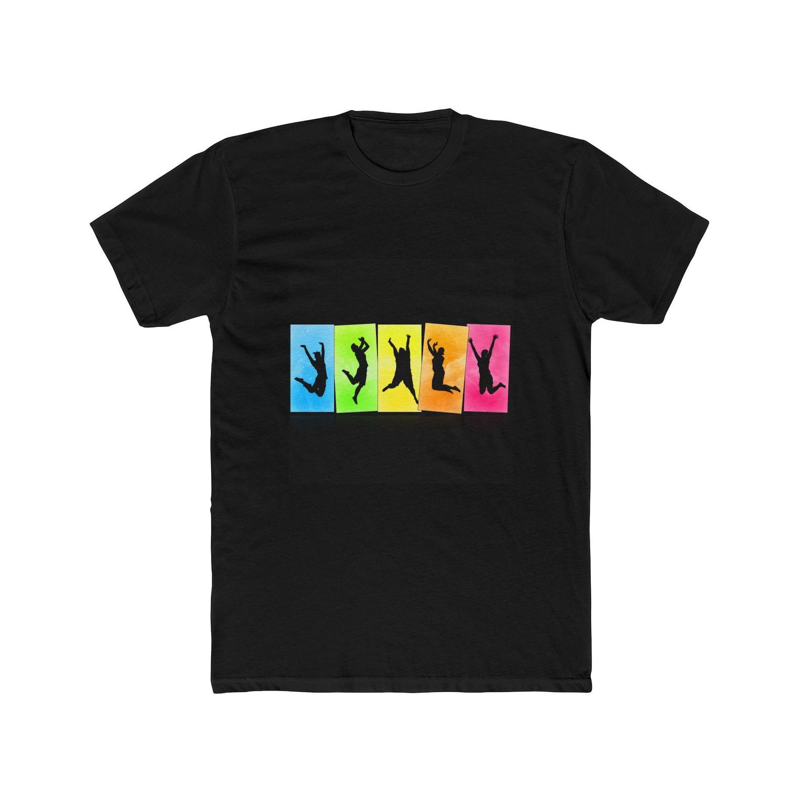 Men s Cotton Crew Tee - Happy Woman XL