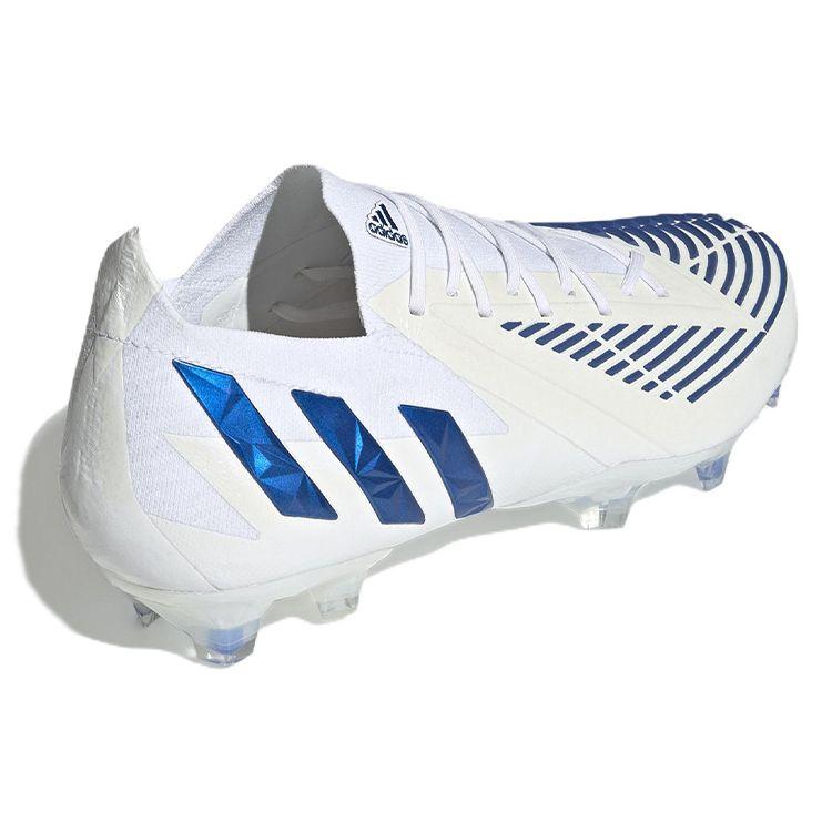 adidas Predator Edge.1 Low FG White Hi-Res Blue Men Sneakers Cloud-White GV7388