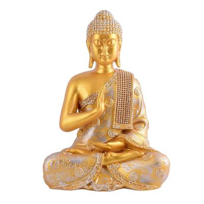 Buddha Dekoračný predmet pre Dom & Kanceláriu Darčekový Predmet(11 palcový Zlatý)