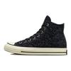 Converse Chuck 70 Suede High Seasonal Color - Black Unisex Sneakers Egret 172144C