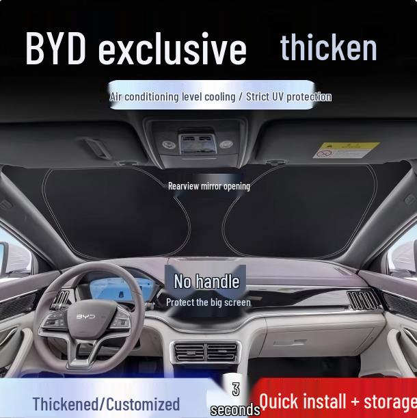 BYD Tang Song Plus Yuan Pro Eco-friendly Car Sunshade - UV Protection, Privacy, Heat Insulation
