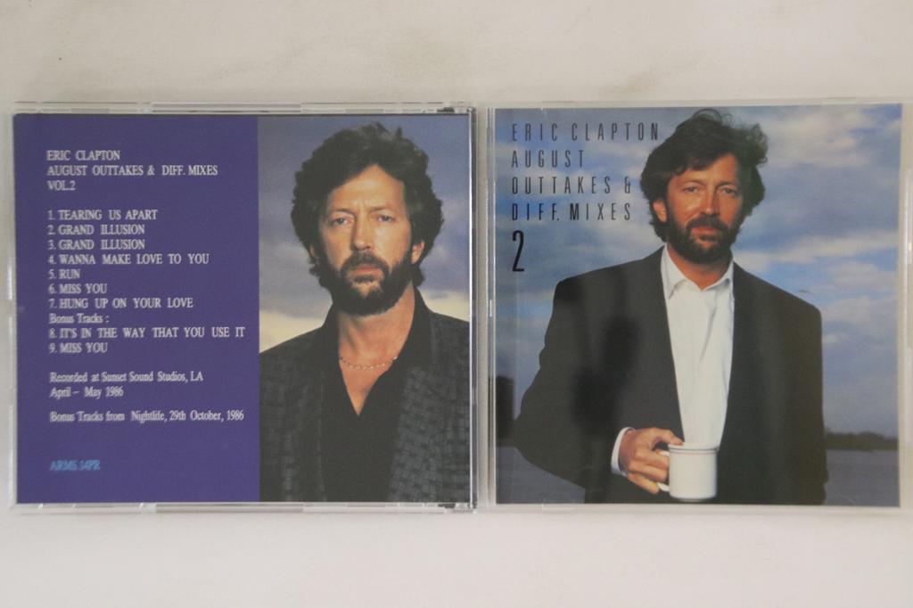 CD ERIC CLAPTON - August Outtakes & Diff. Mixes 2 14PR ARMS 1986 Nicht Japan Rock Gebraucht