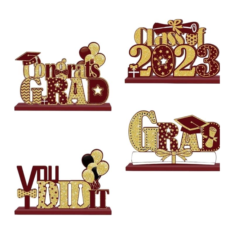 

2026 Graduation Decorations Class of 2026 Congrats Grad Wood Table Centerpieces 2026 Graduate Table Signs 5.12x 7.09in