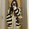New Korean Style Loose Lazy Style Sweater Knitted Cardigan Coat Women's Early Autumn Thickened Top