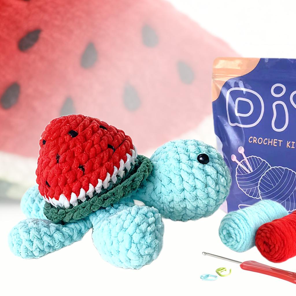 Turtle Knitting Kit for Beginners, Perfect Gift Idea for Craft Enthusiasts(Accessories In Random Color)