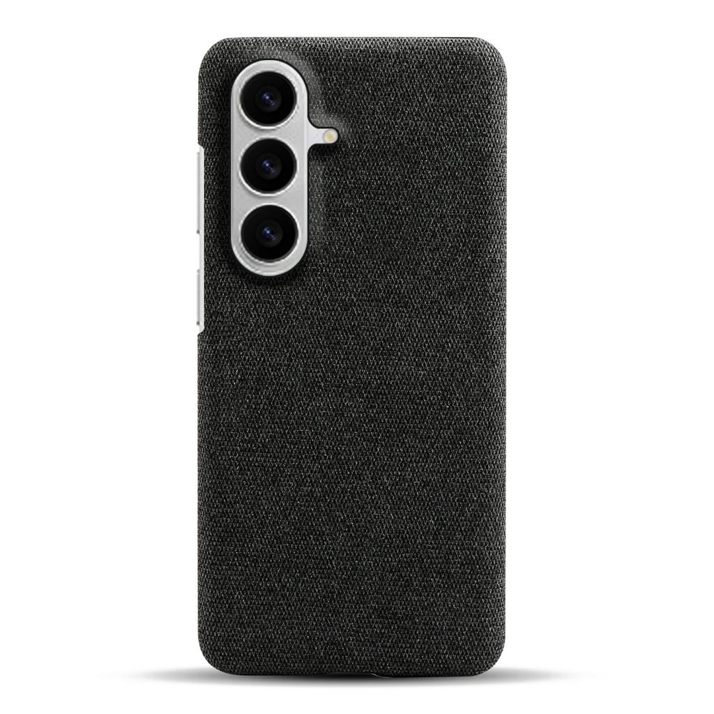 For Samsung Galaxy S26+ Phone Case Cloth Texture Anti-Scratch Protective PC Back Cover